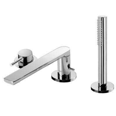 Tres Griferia - Monomando Bañera De Repisa Max Con Ducha Anticalcárea (034.116.01). · Caudal: 3 Bar – 16 L/M. · Compatible Con El Kit Depósito Ref: 203.245.01. · Nota: Ver Longitud Caño. (06216103)