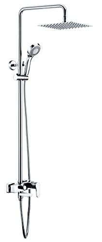 IMEX - Columna para baño y ducha, Conjunto barra Monomando Ducha - SERIE BRISTOL - BDB008