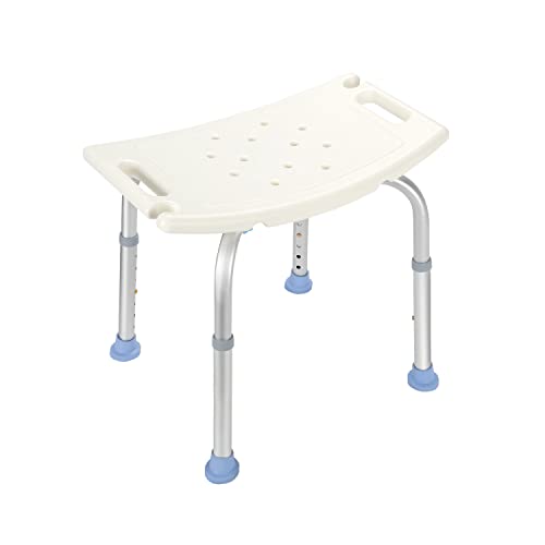 Ikodm Taburete de ducha de altura ajustable, asiento de ducha antideslizante y estable, soporta hasta 140 kg, para embarazadas, discapacitados
