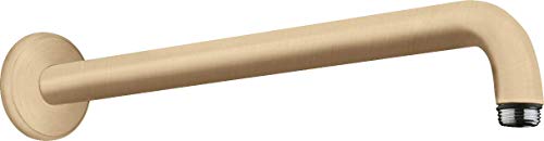 hansgrohe 27413140 - Brazo de ducha (38,9 cm, bronce cepillado)