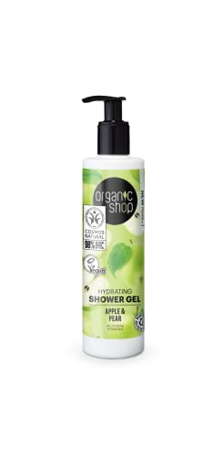 GEL DE DUCHA HIDRATANTE «MANZANA Y PERA» DE ORGANIC SHOP, 280 ML