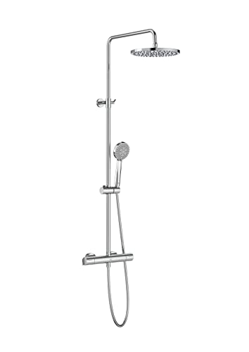 Roca,Victoria (col),PLUS - Columna de ducha termostática con altura regulable,,385mm x 73mm x 835mm,A5A2F18C00