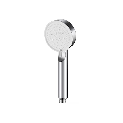 KOZYOU Cortina de ducha 6 modos de ahorro de agua cabezal de ducha turbo ducha ajustable agua accesorios de baño (color: ducha plateada)