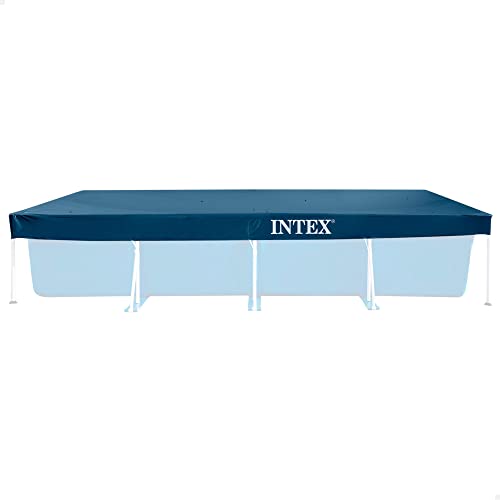 Intex 28039 - Cobertor piscina Rectangular Prisma/small frame 4.50m X 2.20m, Color Azul