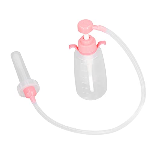 Ducha de Limpieza Vaginal PortáTil 350 Ml de Gran Capacidad Rosa Resistente a Altas Temperaturas Reutilizable para el períOdo PuéRpera