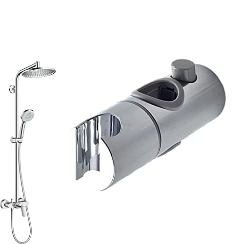 Fulenyi Soporte de cabeza para barra de ducha de mano, soporte ajustable para cabezal de ducha, soporte ajustable, soporte deslizante, soporte giratorio de 360 grados