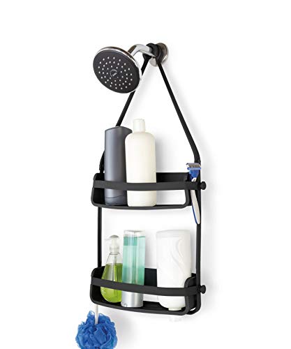 Umbra Flex - Organizador de ducha, color negro
