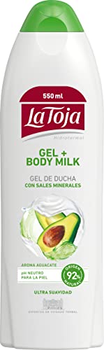 La Toja - Gel de Ducha + Body Milk Avocado - 550ml - Piel Radiante, Suave y Saludable - Cuida Intensamente La Piel