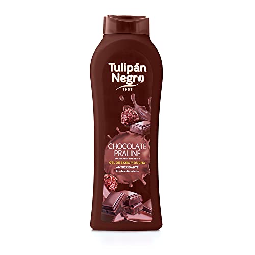 Tulipán Negro Gel de baño, Chocolate, 650 ml, Paquete de 1