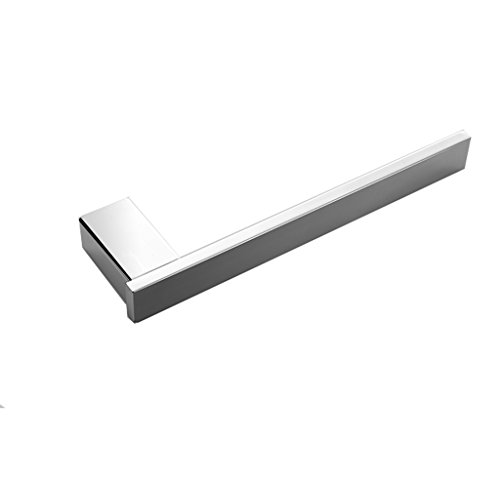 WANG YUE Toallero de Ducha Ducha Cocina Cromo 304 de Acero Inoxidable Soporte de Toalla Doble montado en la Pared, Tamaño de Metal (27 * 7.5 * 3 Cm) Plata