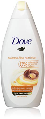 Dove - Gel de ducha, cuidado óleo-nutritivo, Pack de 2 x 500 ml
