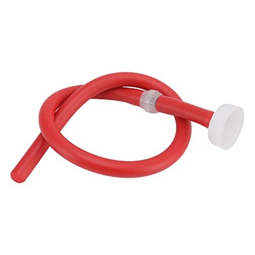 Tubo de Enema, Tubo Flexible de Limpieza de Silicona, Boquilla de Ducha roja de 50 cm, Tubo de Limpieza Anal para Evitar el reflujo, para Limpieza de Colon, colónico Reutilizable para Hombres y m