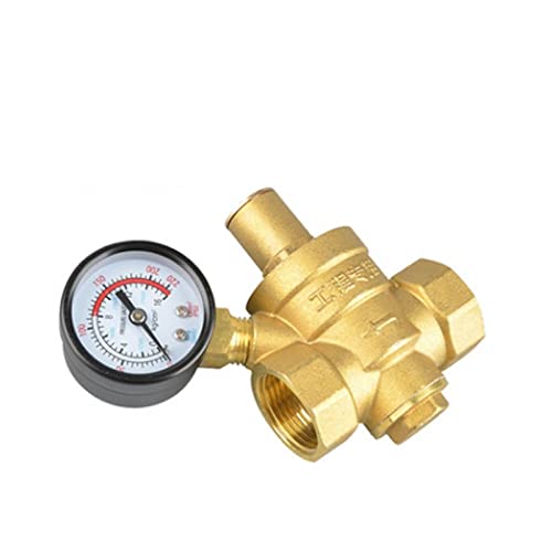 regulador de presion agua Válvula reguladora reductora de presión de agua de latón DN20 de 3/4 