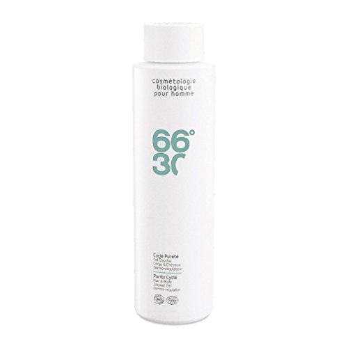 66°30 Cycle Pureté - Gel de ducha cuerpo y cabello, 250 ml