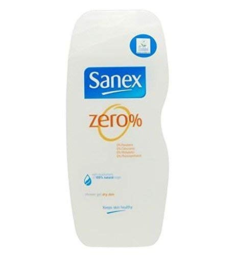 Sanex Cero% 250ml Piel Seca Gel De Ducha (Paquete de 2)