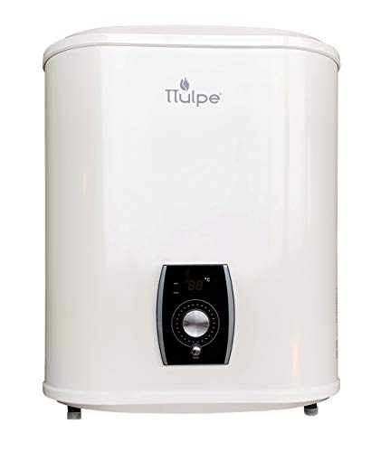 TTulpe Smart Master 30 - calentador de agua, Termo eléctrico plano con control inteligente, blanco
