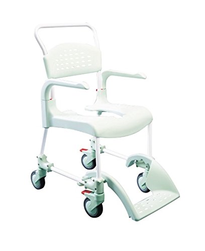 Etac Clean - Silla con ruedas para ducha y aseo (49 cm), color verde