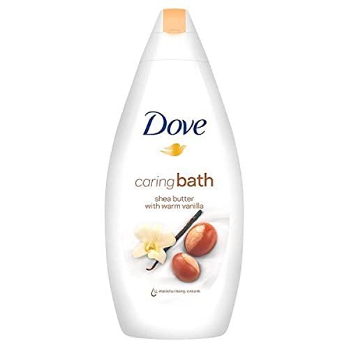 Dove - Puramente relajante baño de crema con manteca de karité y vainilla caliente 500ml pack de 6
