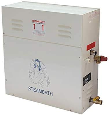Hanchen 12KW Generador de Vapor para Sauna/Baño Turco/Ducha Dentro de 12m³ 380V｜Conservación Automática del Calor 35-55℃｜Temporizador 1-12h CE