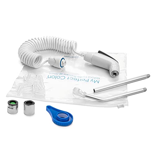 Enema kit My Perfect Colon FAST, Lavativa Colon Casera, se Conecta al Grifo, Limpieza Colon, Lavado Intestinal No Invasivo, Ideal en caso de Estreñimiento, Producto italiano