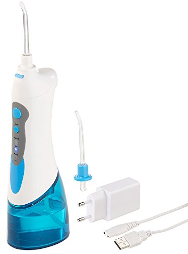 newgen medicals Irrigadores dentales (Salud y cuidado personal) - Ducha de dientes: Irrigador inalámbrico, Depósito de agua de 180 ml, 1700 pulsos/min, 120 psi, USB (Eléctrico Enjuagues bucales)