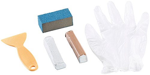AGT esmalte Kit de reparación: Kit de reparación sanitaria para baño, Ducha, Bañeras y aseos (esmalte reparar)