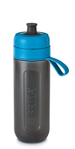 Brita Filtro de agua botella, polipropileno/LDPE/Silicona, Azul, 7.5.x 7.5.x 23.cm