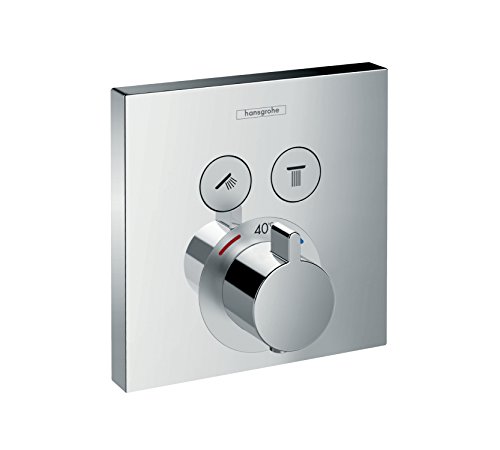 Hansgrohe 15763000 ShowerSelect termostato empotrado, cromo, 2 salidas