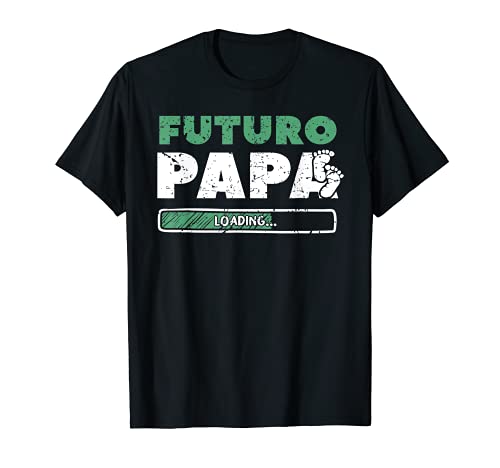Futuro Papa Cargando Bebé Italiano Ducha Futuro Nuevo Papa Ser Camiseta