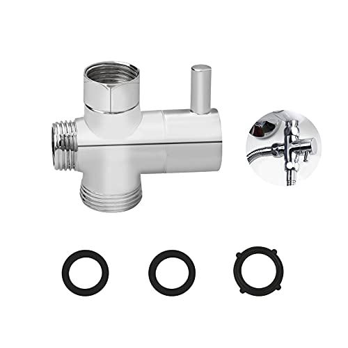 Válvula desviadora de ducha de 3 vías, salidas G1/2 y G3/4, válvulas desviadoras de bañera y ducha para cabezal de ducha de mano y cabezal de pulverización fijo