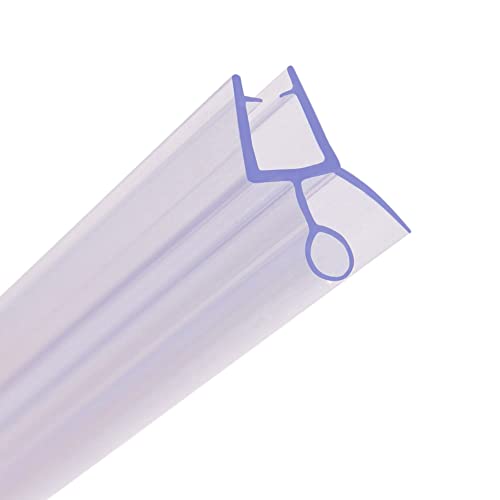 HNNHOME - Junta selladora de goma para mampara de ducha, para puerta de cristal recta o curvada de 4-6 mm, con separación de 5 a 10 mm