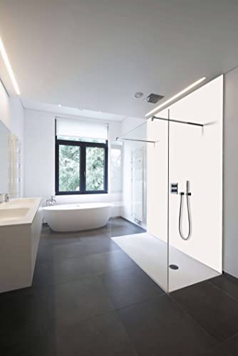 Revestimoeinto pared ducha | 200 x 100 cm | blanco | Panel de pared para ducha