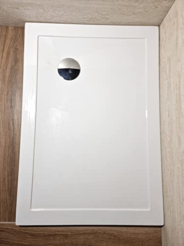 Plato de ducha de fibra de vidrio reforzado (100x80)