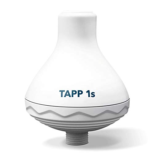 Tappwater ShowerPro - Filtro de Agua para Ducha. Filtra la Cal, el Cloro y los Metales Pesados (Blanco)