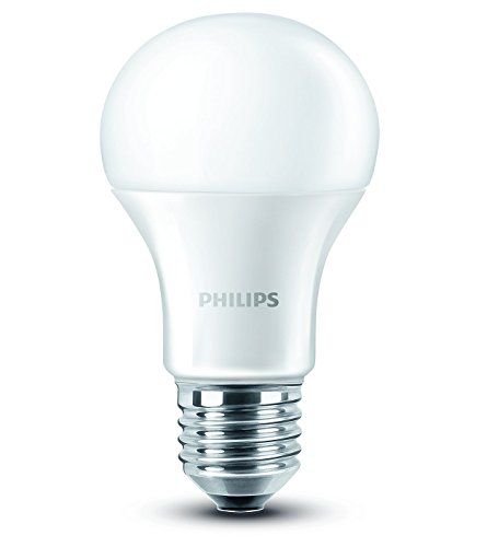 Philips 8718696509906 - Pack de 6 bombillas LED, luz blanca cálida, consumo 9,5 W, equivalente a 60 W, casquillo E27, regulable