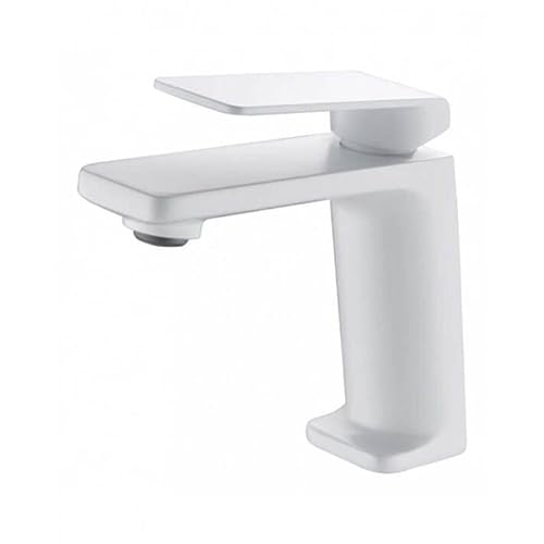 IMEX - Grifo lavabo Monomando de Serie Fiyi Blanco Mate BDF016-1BL