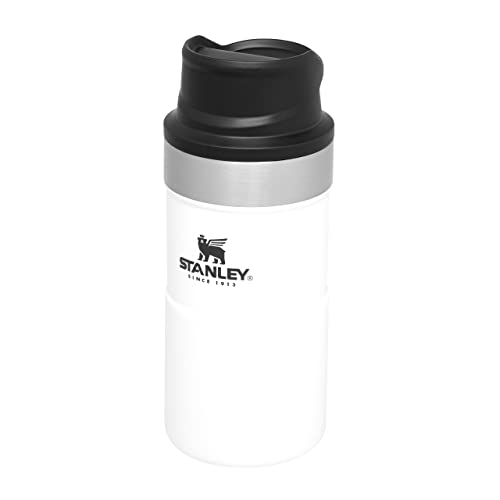 Stanley Trigger Action Termo Café Para Llevar 0.25L / 8.5OZ Polar – Botella Termica Sin BPA - Mantiene Frío 3 Horas - Vaso Termico Café de Acero Inoxidable - Apta Para Lavavajillas