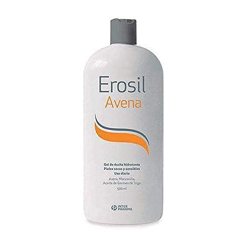 EROSIL – Gel ducha con avena muy hidratante indicado para pieles secas y sensibles – 500 ml