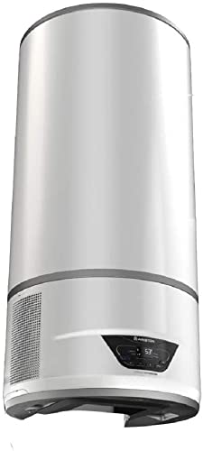 Ariston, Lydos Hybrid Wifi - Termo Electrico 80 Litros con Bomba de Calor, Calentador de Agua Electrico Vertical 46,5x46,5x100,9 cm - Fabricado para Instalación en España (Clase Energética A)