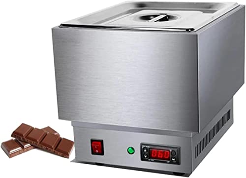 ATAAY Acondicionador de Chocolate Comercial, Máquina para derretir Chocolate con Control de Temperatura, Máquina para derretir Chocolate calentada por Aire, Calentador de Alimentos