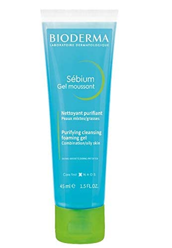 Bioderma SEBIUM Gel moussant Limpiador Facial Purificante Piel Mixta Grasa 45 ml