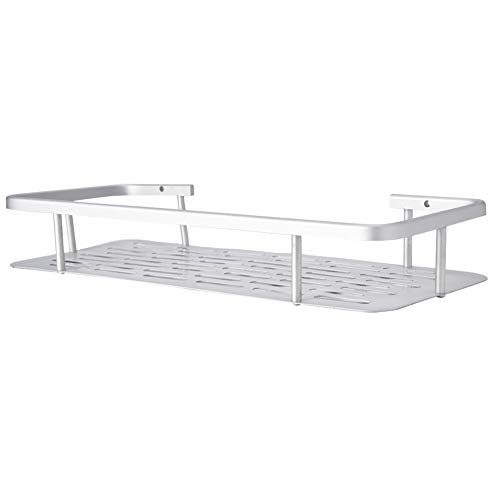 Estante del Cuarto de Baño Ducha Caddy Organizador Rack de Almacenamiento de Aleación de Aluminio Montado En La Pared Jabonera Titular de Plato Para La Ducha Cuarto de Baño Bañera Fregadero