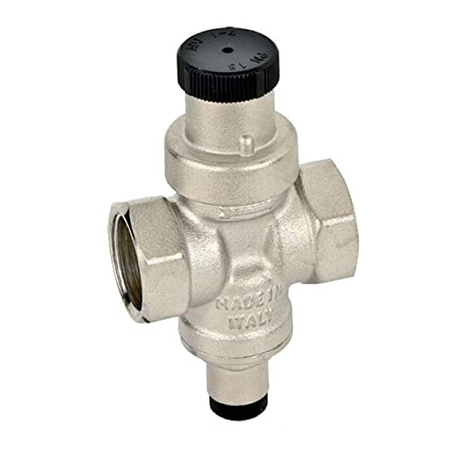 regulador de presion agua Válvula reductora de presión de agua de latón DN15 DN20 Válvula reductora de presión ajustable (Size : DN15)