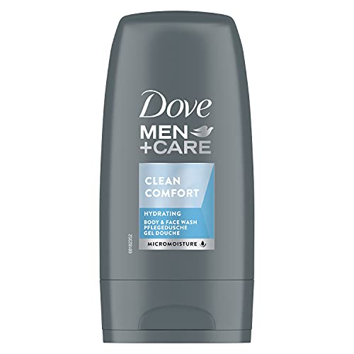 Dove Men +Care Gel de Ducha y Jabón de Cara Hidratante 2 en 1 para Hombre, 55 ml