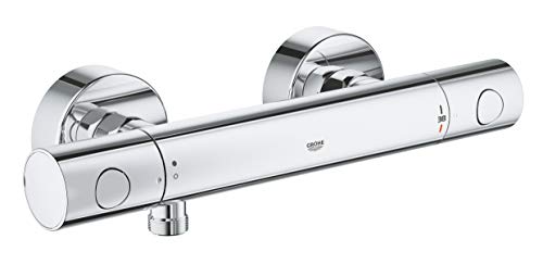 GROHE QuickFix Precision Get -Termostato ducha, tecnología Water Saving y botón de control ecológico, cromado, ref. 34773000