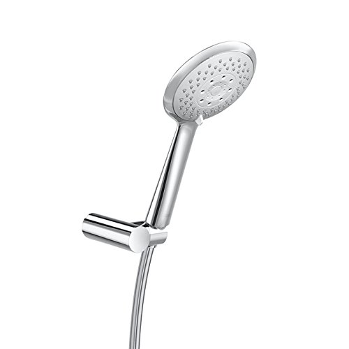 Roca Sensum - Set de ducha. incluye ducha de mano de 130 mm de 4 funciones, soporte de ducha articulado y flexi . Duchas y rociadores. Ref A5B1307C00
