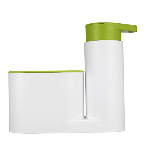 Kurphy Dispensador de jabón de champú de plástico para baño casero portátil Práctico champú de jabón líquido Soporte de contenedor de Gel de Ducha