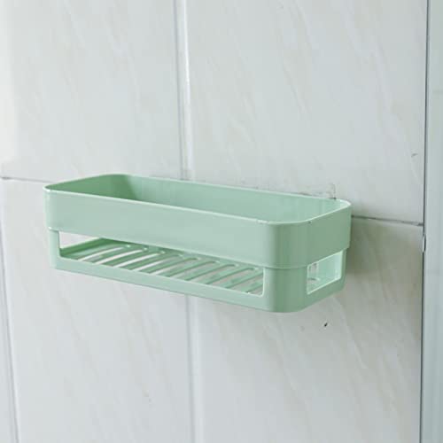 Demeras Estante de almacenamiento de pared de esquina estándar de mano de obra fácil de usar para la cocina para el hogar (verde, 12)