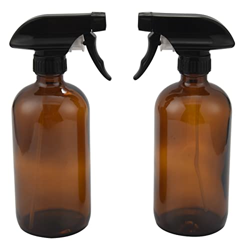 HDYS vacías de vidrio con etiquetas () - Recargables para aceites, limpieza o aromaterapia