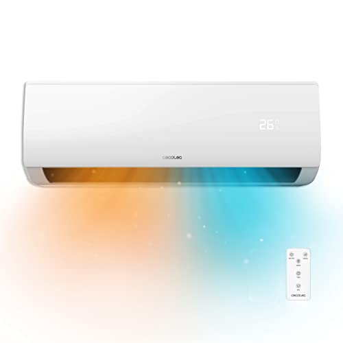 Cecotec Aire Acondicionado Split AirClima 24000 Smartfresh. 24000 BTU, Motor DC, Bomba de calor, Mando a distancia, Pantalla LED, Sistema Inverter, 5 Modos, 8 Velocidades, Cobertura 45 m2